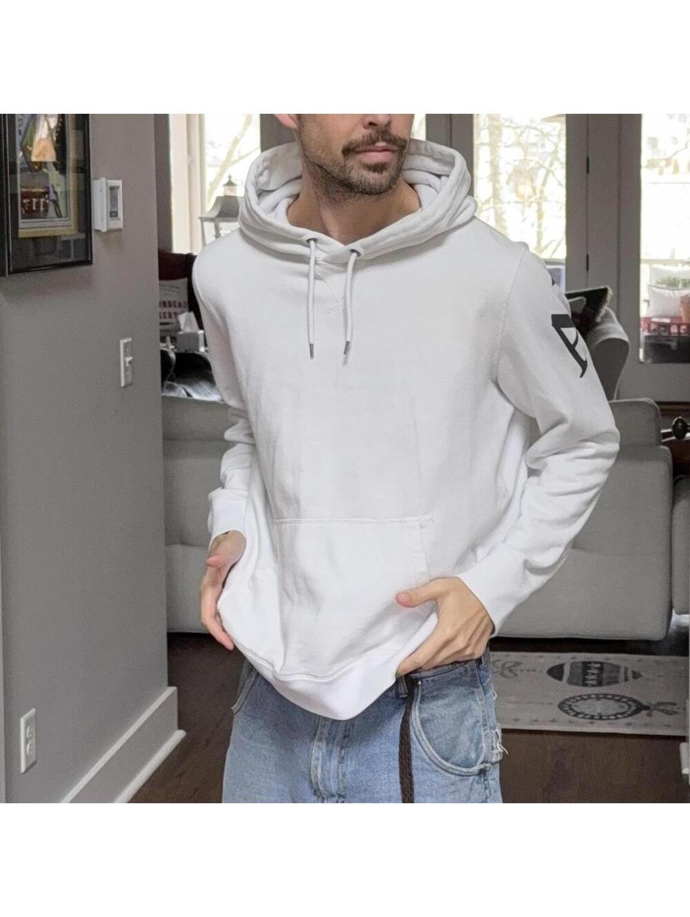🤍 Abercrombie & Fitch Soft A&F Fleece Hoodie – Size L